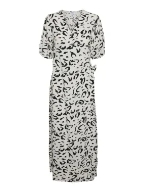 Vmfergie 2/4 Ankle Wrap Dress Vma - Wit Dessin