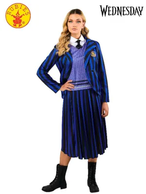 WEDNESDAY NEVERMORE DELUXE BLUE COSTUME ADULT