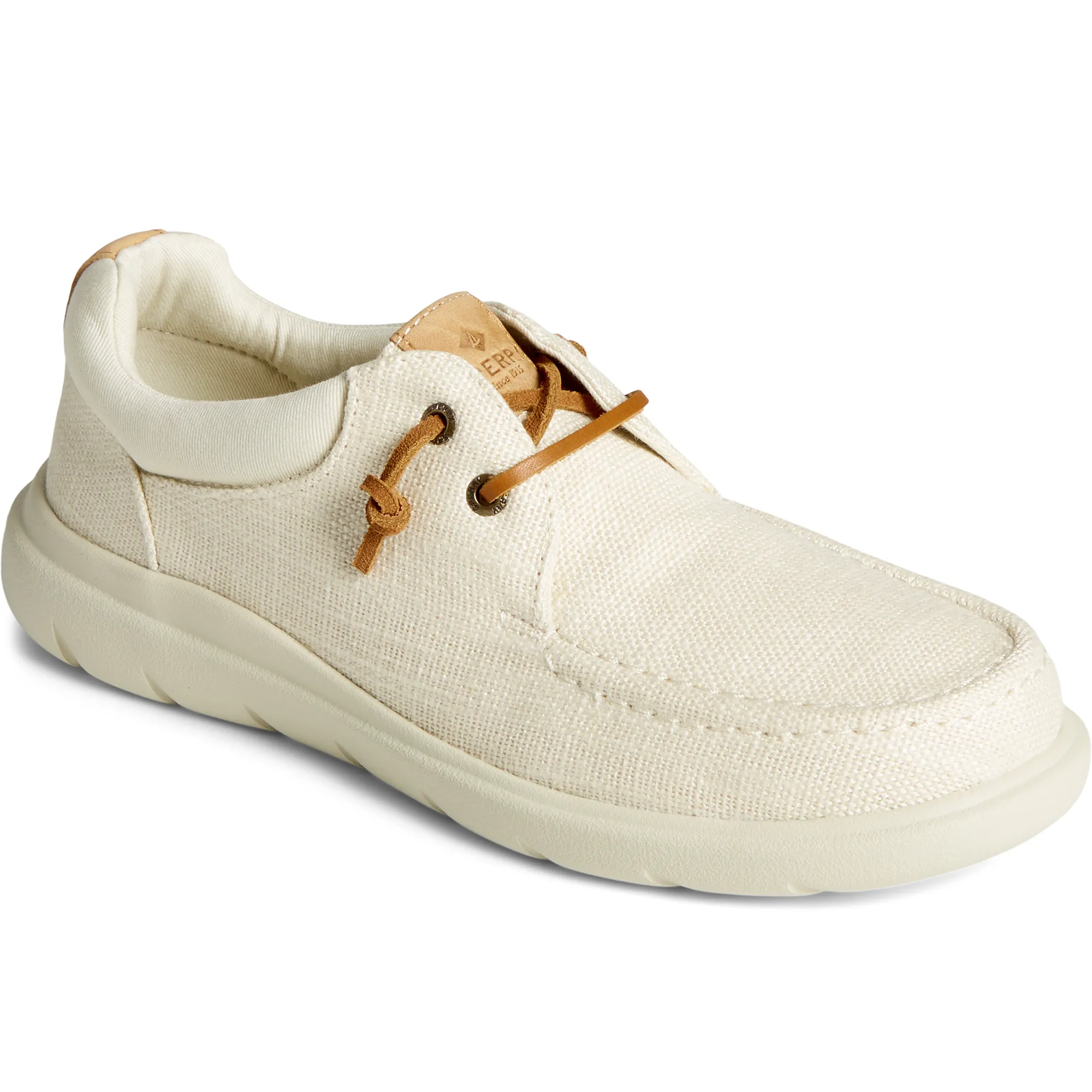 Women's Captain's Moc Hemp Slip On Sneaker - Offwhite (STS88239)