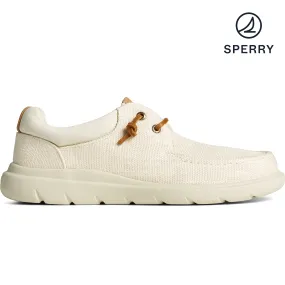 Women's Captain's Moc Hemp Slip On Sneaker - Offwhite (STS88239)