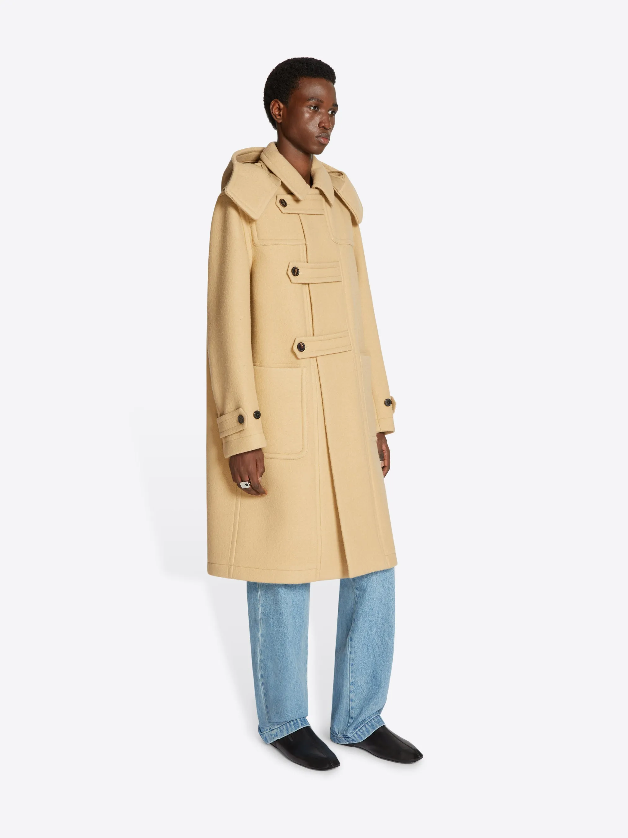 Wool duffle coat