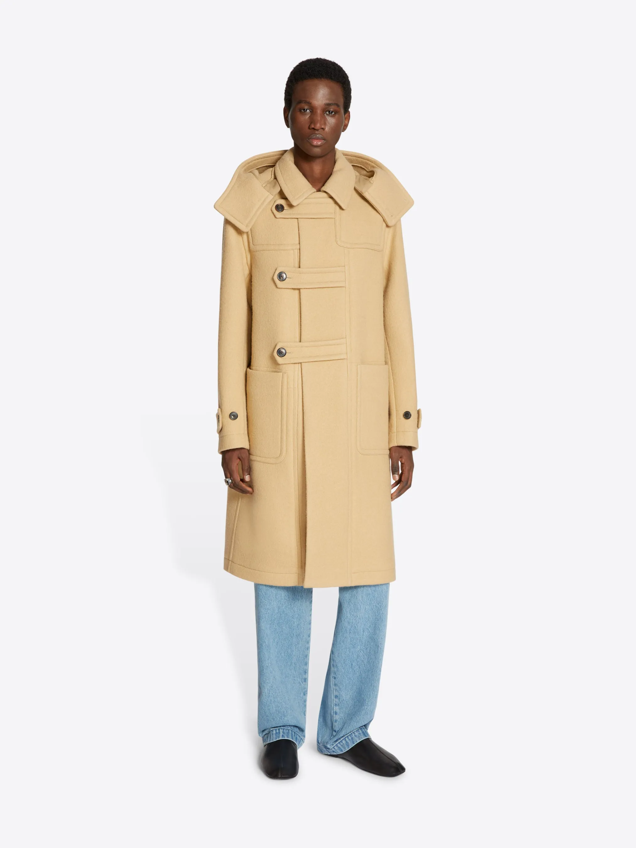 Wool duffle coat