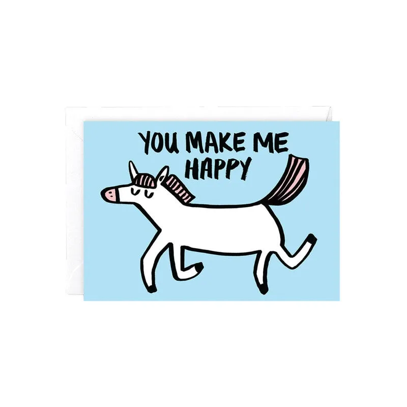 You Make Me Happy Card