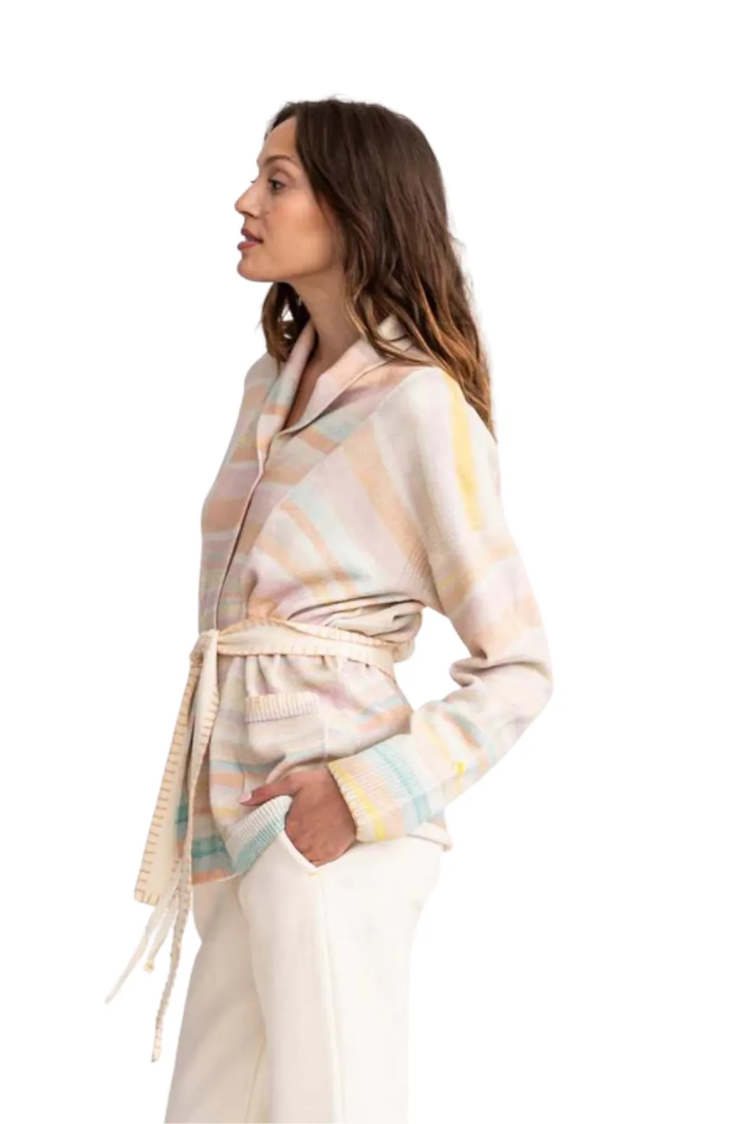 Yvonne Shawl Collar Cardi Mirage