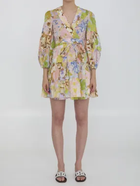 Zimmermann Pop Wrap Mini Dress